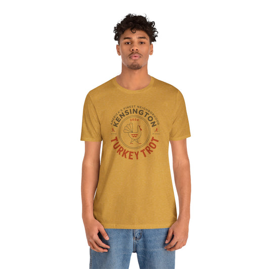 2024 Kensington Turkey Trot T-Shirt Unisex Mustard