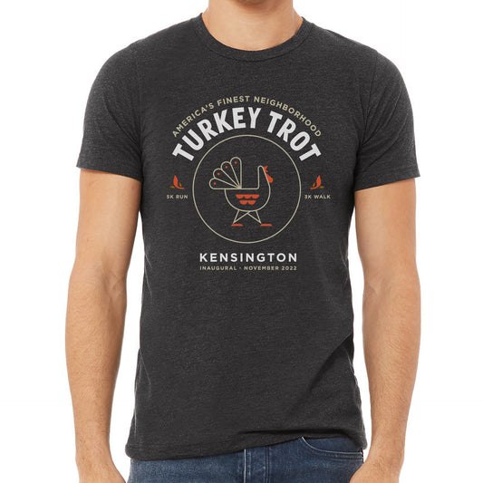 2022 Kensington Turkey Trot T-Shirt Unisex Gray
