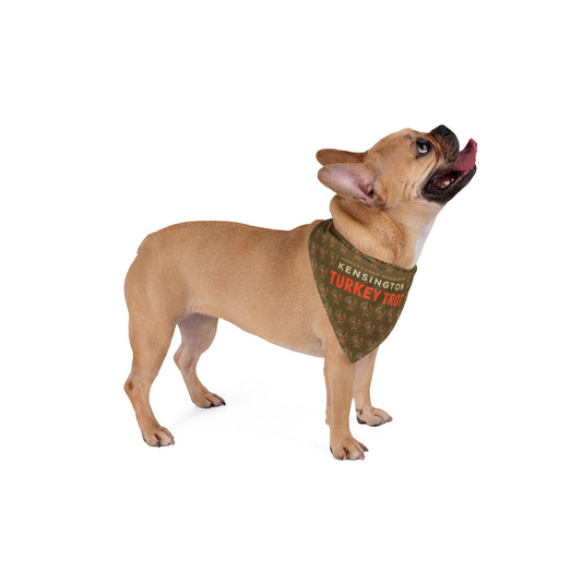 Kensington Turkey Trot Dog Bandana Brown