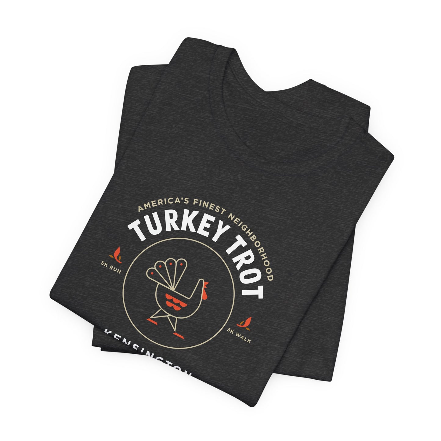 2022 Kensington Turkey Trot T-Shirt Unisex Gray