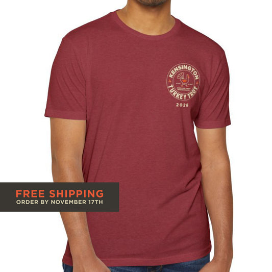 2026 Kensington Turkey Trot T-Shirt Unisex Heather Cardinal