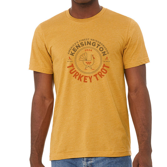 2024 Kensington Turkey Trot T-Shirt Unisex Mustard